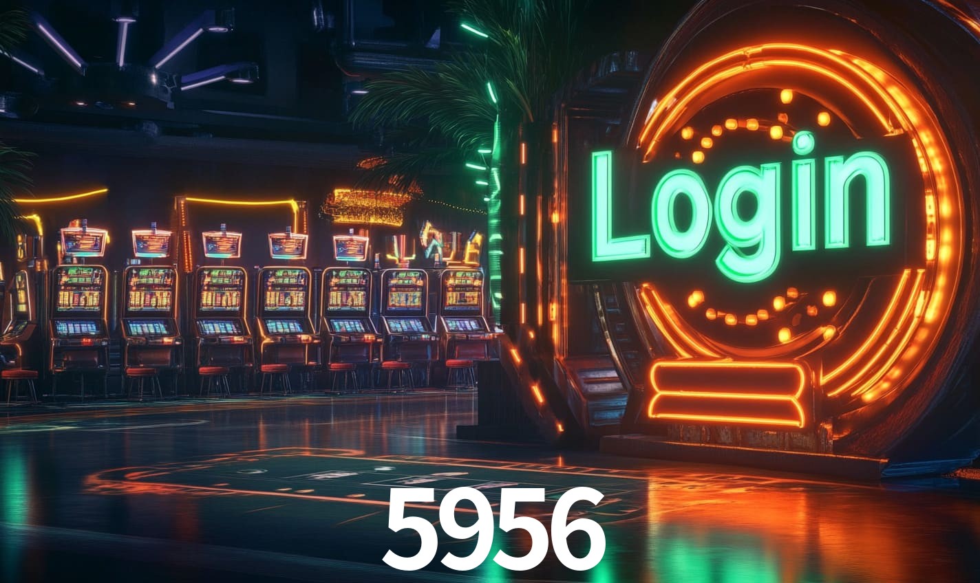5956