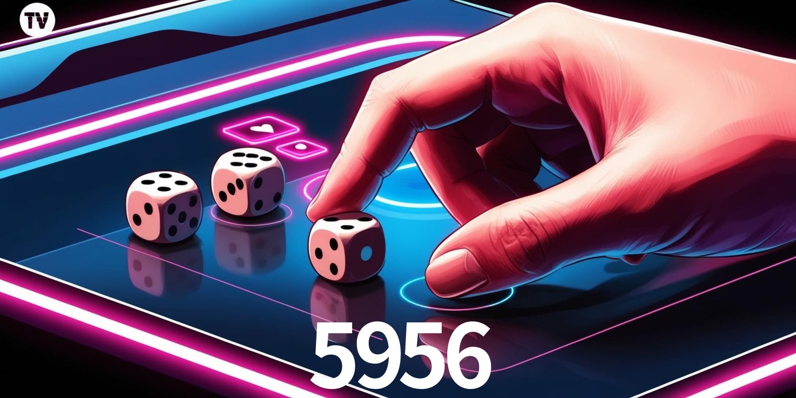 5956